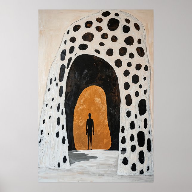 Poster Figura 1846 heroica em Archway (Frente)