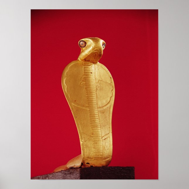 Poster Figura da cobra Netjer-Ankh (Frente)