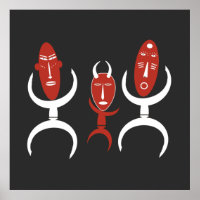 figura da dança do abstrato africano