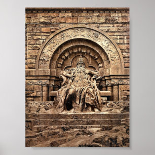 Pôster Figura de Barbarossa, de Kyffhauser e de