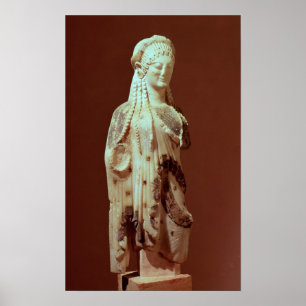 Pôster Figura de Kore, c.510 BC
