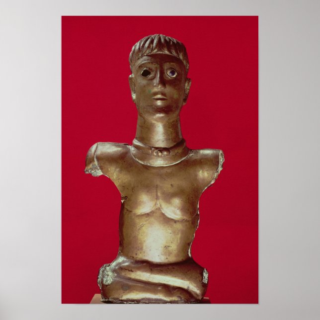 Pôster Figura de um deus vestindo um binário (Frente)