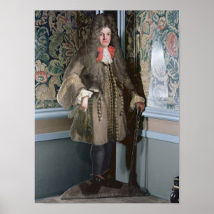 Pôster Figura de um homem, c.1690 do conselho do manequim