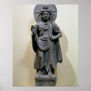 Pôster Figura do Bodhisattva, de Mekha-Sanda perto de