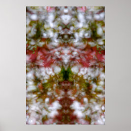 Poster figura do caleidoscópio abstrato