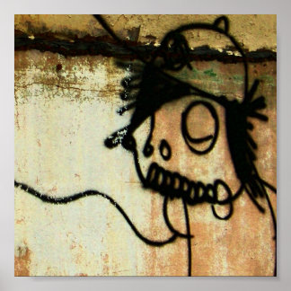 Pôster figura do grafite