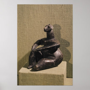 Pôster Figura fêmea assentada, 3500-2500 BC
