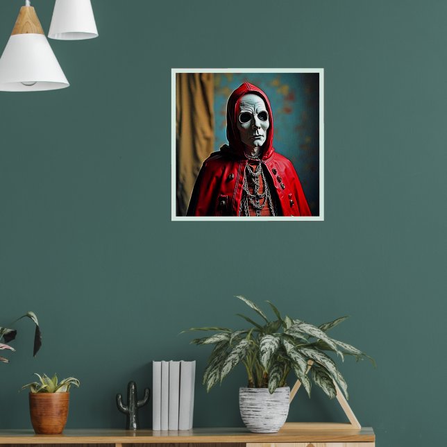 Poster Figura Misteriosa do crânio (Sala de Estar 1)