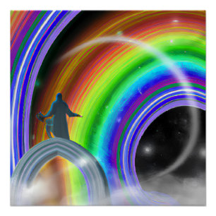 Pôster Figura Misteriosa no Stargate Inter-Dimensional