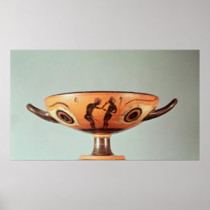 Poster Figura preta kylix, c.580-525 BC
