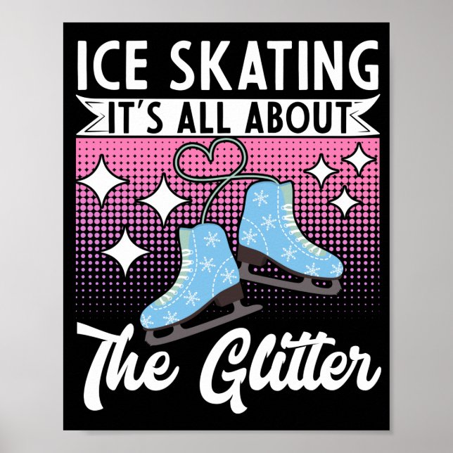 Poster Figura Skater Ice SkatingIt All About the (Frente)