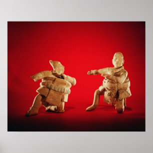 Pôster Figuras de ballplayers cerimoniais