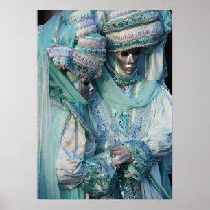 Poster Figuras de Casal de vestimenta de rico