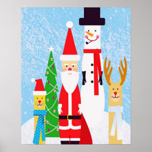 Pôster Figuras do Natal