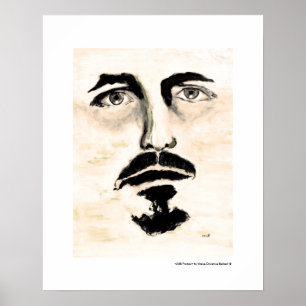 Poster figurativo da pintura das belas artes do