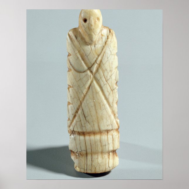 Pôster Figure of a bearded man (elephant ivory) (Frente)