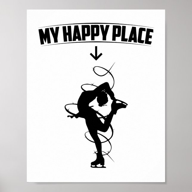 Poster Figure skating | gift ideas for figure skaters (Frente)