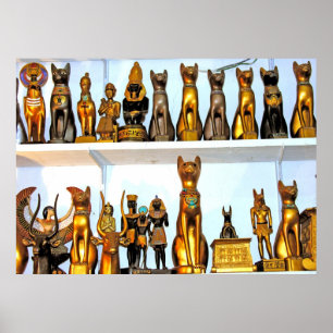 Pôster Figurinas egípcias de Alabaster(1)