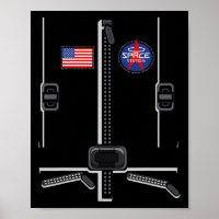 Figurino de astronauta para crianças homens, roupa