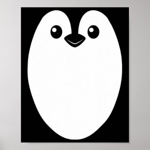 Poster Figurino do Dia das Bruxas de Pinguim para Homens