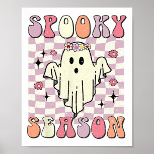 Poster Figurino do Dia das Bruxas de Spooky Season