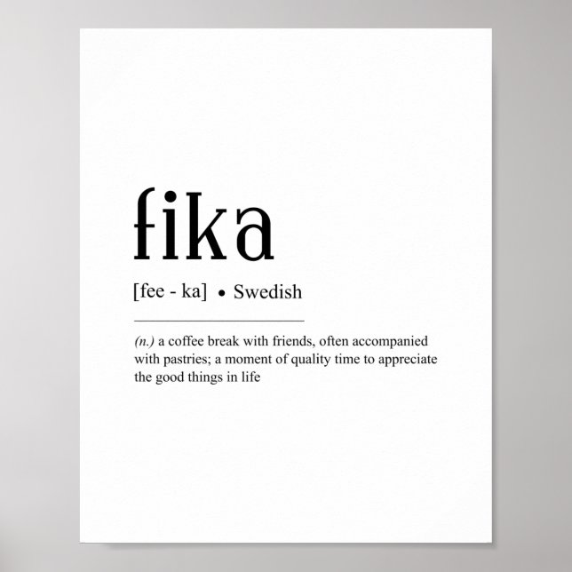 Poster Fika (Frente)