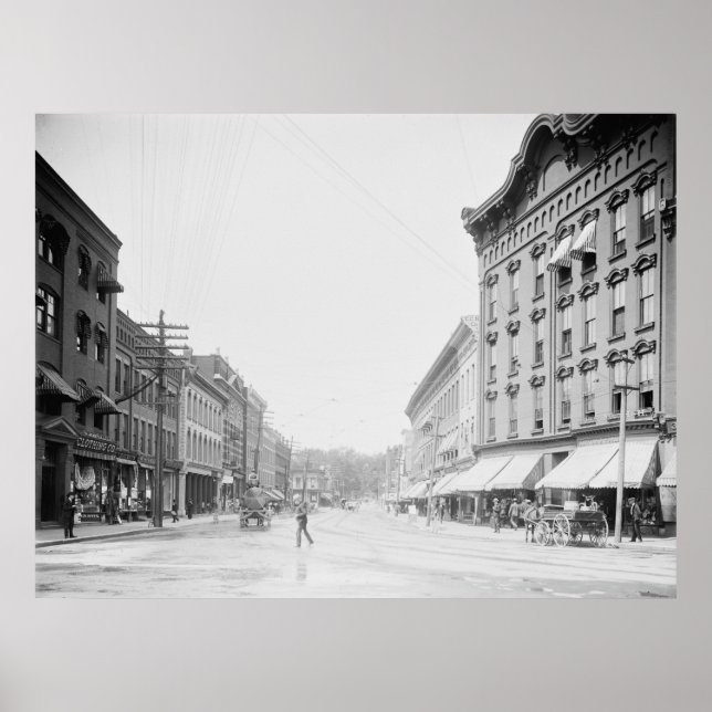 Poster Fila de Merchants (Frente)