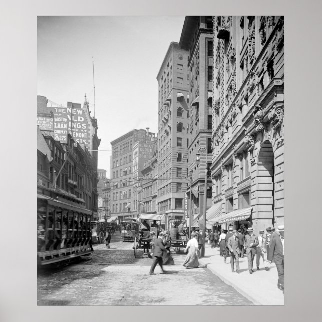 Pôster Fila do jornal: 1906 (Frente)