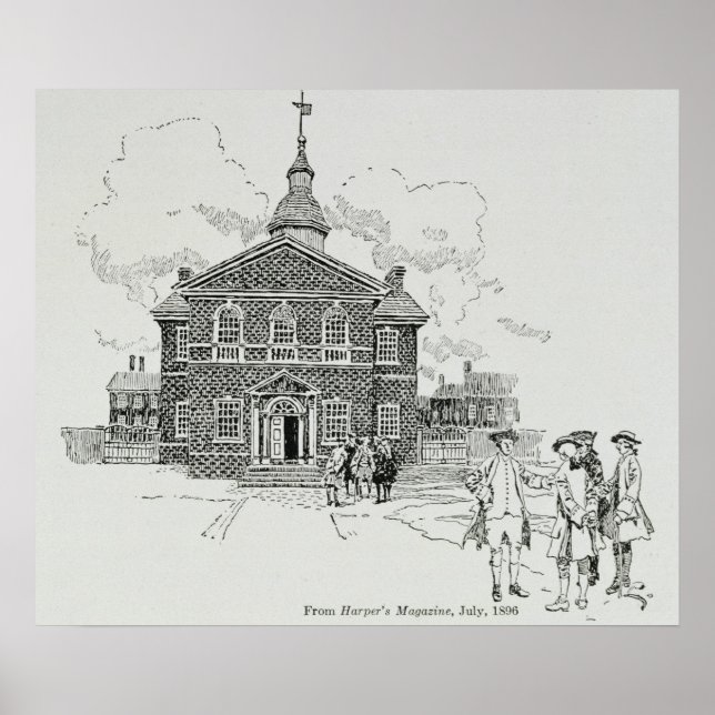 Pôster Filadélfia de Hall do Carpinteiro (Frente)