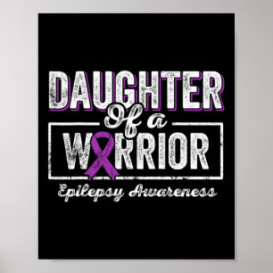 Poster Filha De Um Guerreiro Epilepsia Roxo Supo De Fita