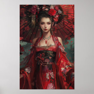 Poster Filha do Grande Imperador Japonês Inspirou a Fa