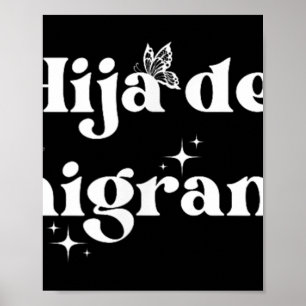 Poster Filha Do Imigrante Refugiado Latina Anti-r