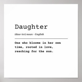 Poster Filha - Enraizada no Amor