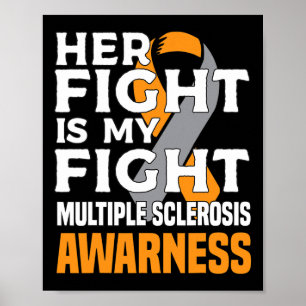 Poster Filha Mãe Múltipla Esclerose Sensibilização Mulher