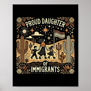 Poster Filha Orgulhosa De Imigrantes Mexicanos