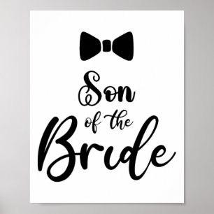 Poster Filho Da Família Da Festa de casamento Da Noiva Fi