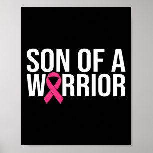 Poster Filho De Um Guerreiro Cancer De Fita Cor-De-Friso 