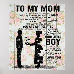 Poster Filho Para A Mãe Presente Para A Mãe, Mamãe Ani