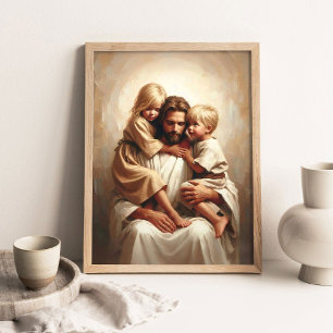 Poster Filhos da Fé, Arte Cristã, Jesus com