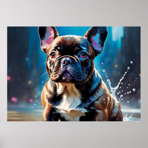 Poster Filhote de Bulldog Francês