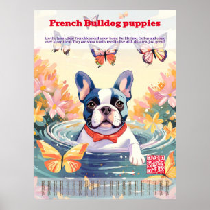 Poster Filhote de Bulldogue Francês à Venda Desprenda