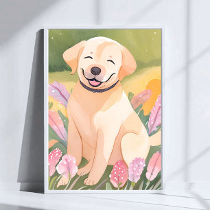 Poster Filhote de Labrador Retriever   Labrador Cachorro 