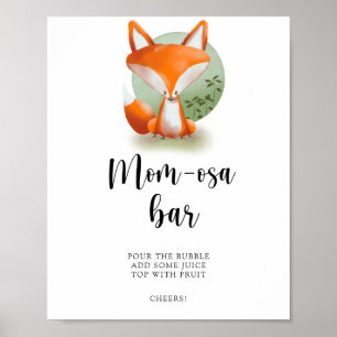 Poster Filhote de raposa \ Mom-osa bar