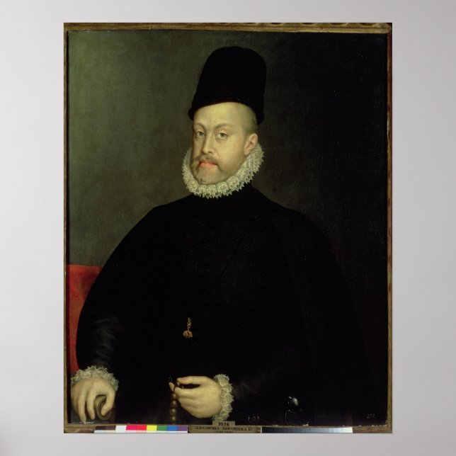Pôster Filipe II da Espanha 1565 (Frente)