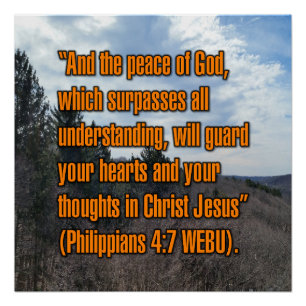 Pôster Filipenses 4:7 WEBU