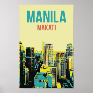 Poster Filipinas, Metro Manila, cidade de Makati
