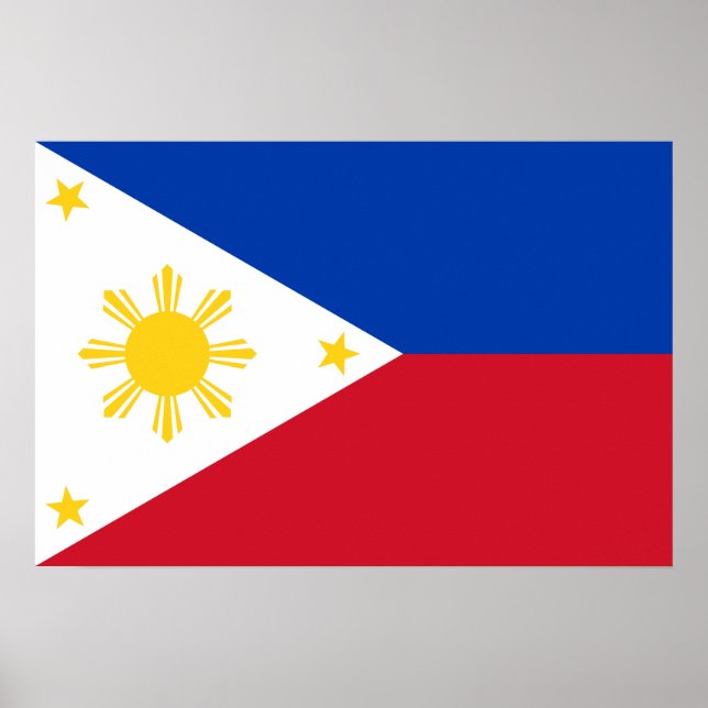 Poster Filipinas Sinalizador Filipino (Frente)