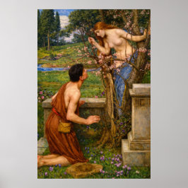 Poster Fílis e Demofonte de John William Waterhouse