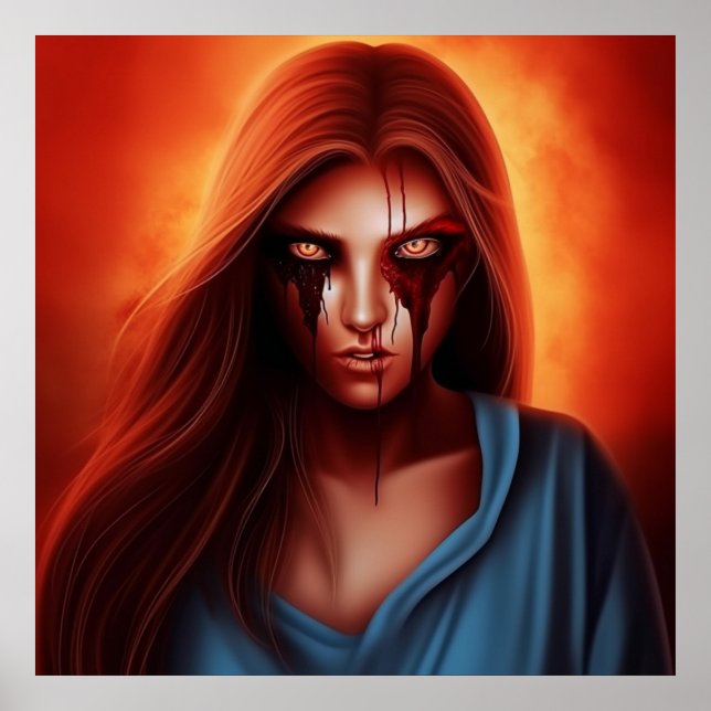 Poster Fille Super Héros (Frente)