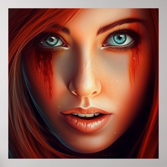 Poster Fille Super Héros (Frente)